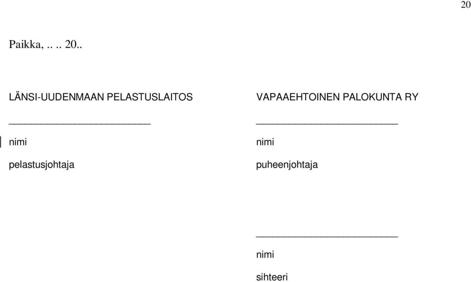nimi pelastusjohtaja