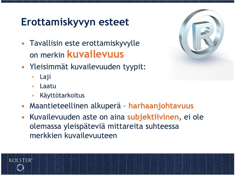 Maantieteellinen alkuperä harhaanjohtavuus Kuvailevuuden aste on aina