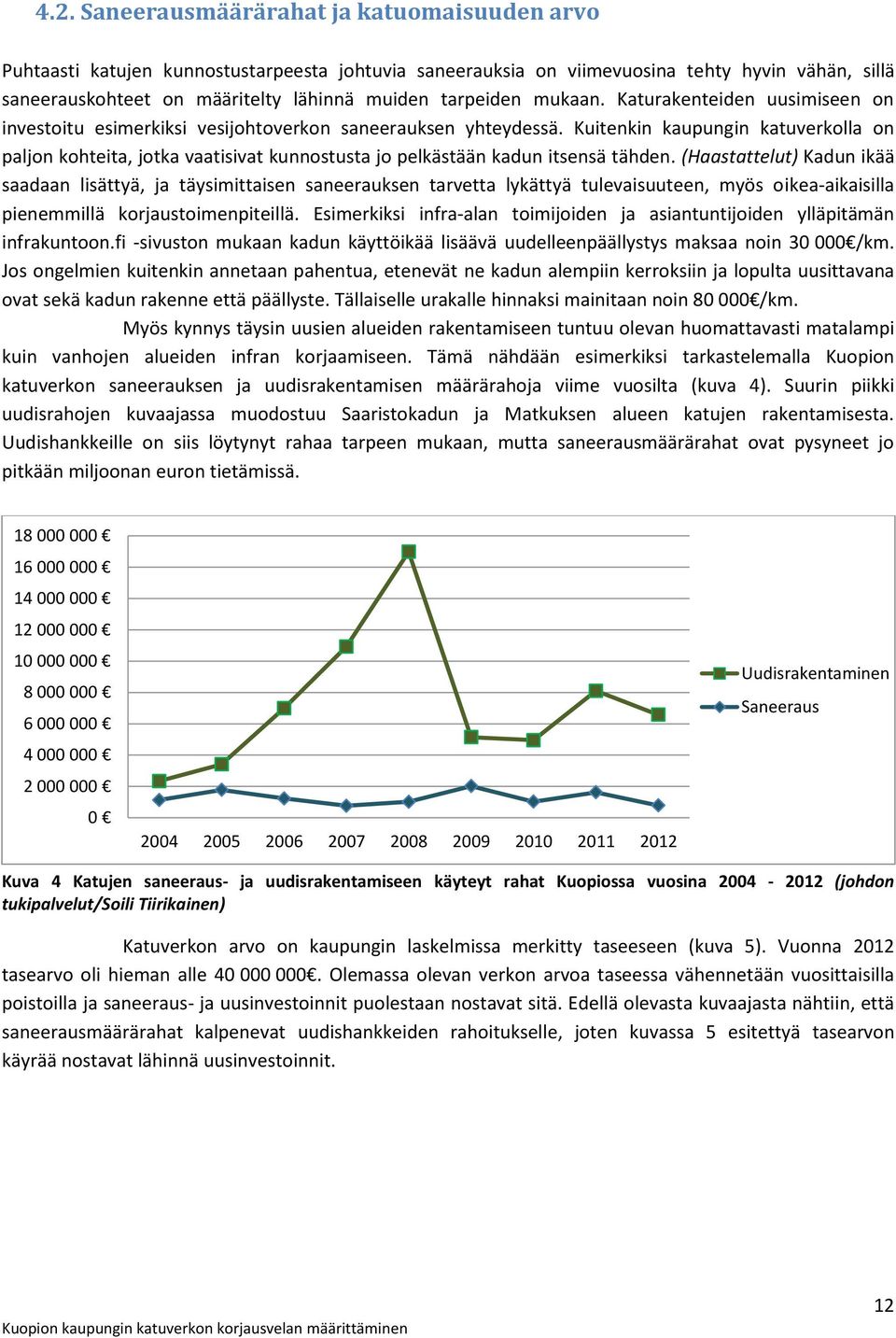 Kuitenkin kaupungin katuverkolla on paljon kohteita, jotka vaatisivat kunnostusta jo pelkästään kadun itsensä tähden.