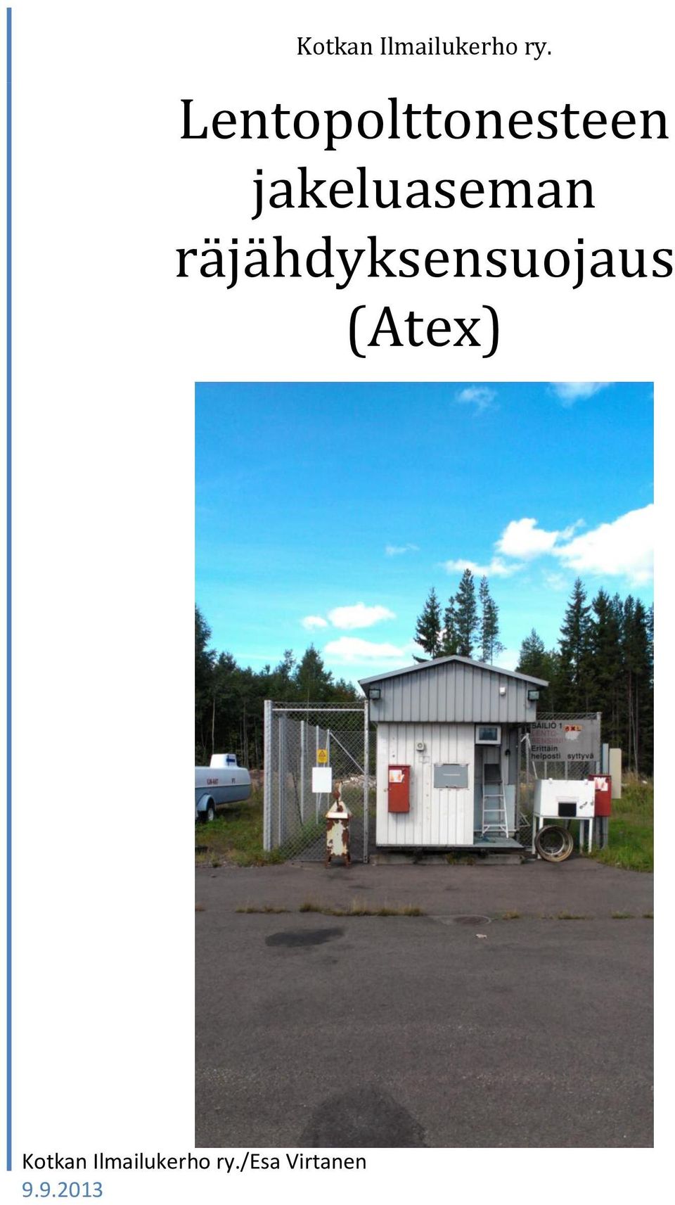 räjähdyksensuojaus (Atex) /esa