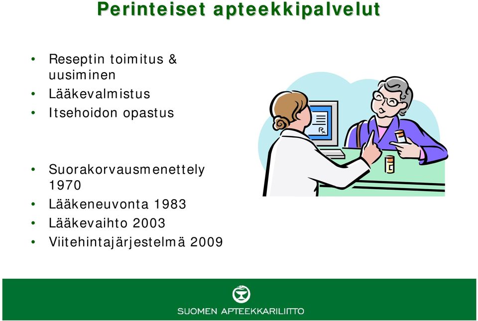 Itsehoidon opastus Suorakorvausmenettely 1970