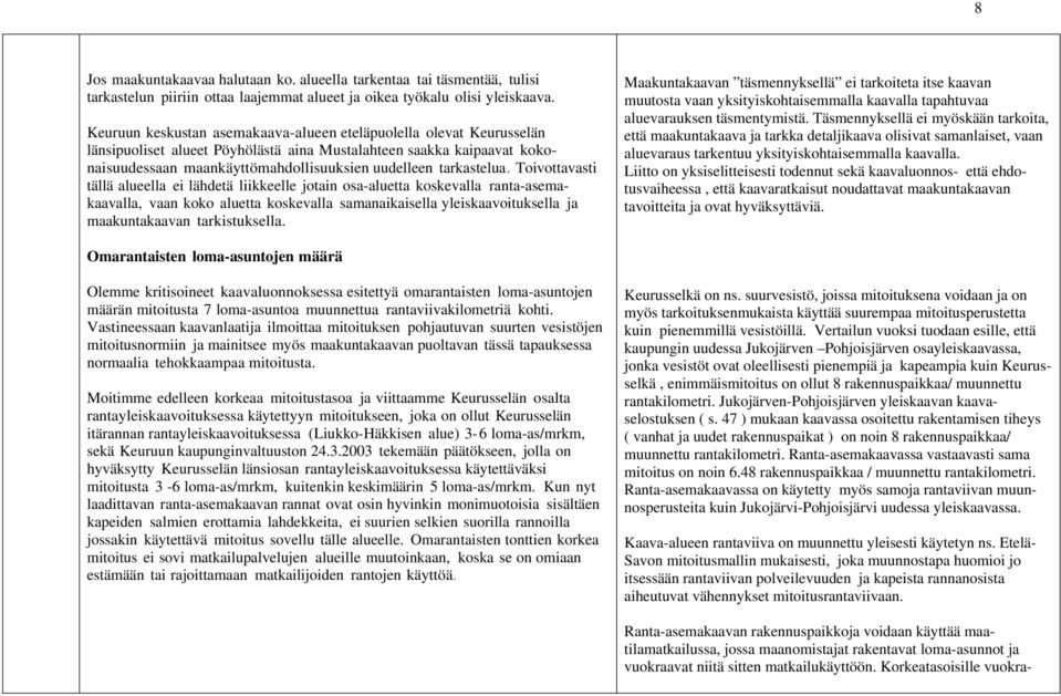 tarkastelua.