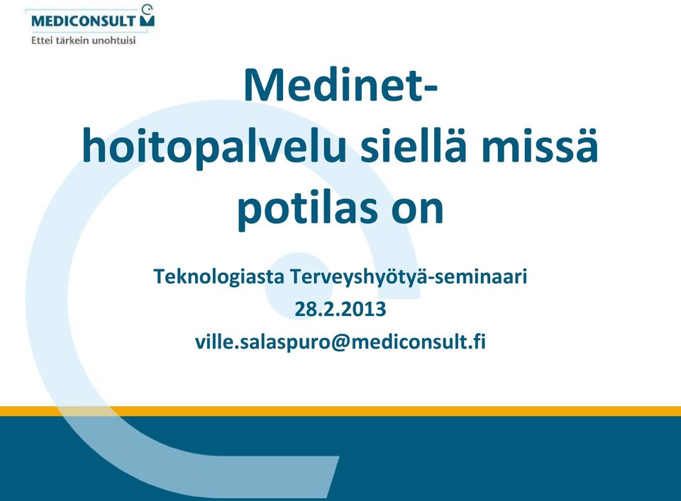 Terveyshyötyä-seminaari 28