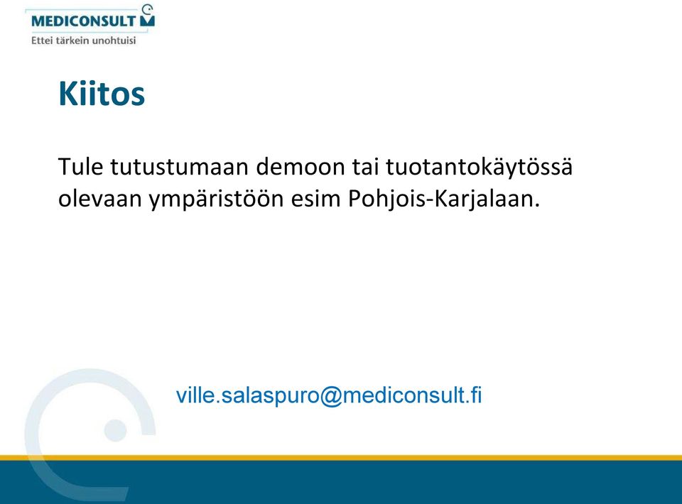 ympäristöön esim