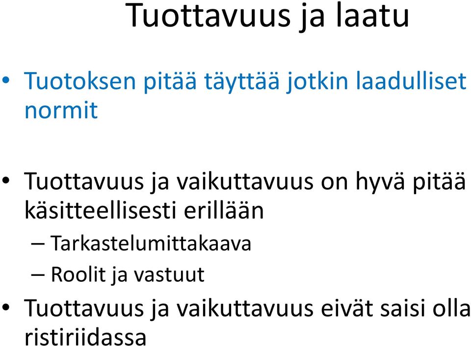 pitää käsitteellisesti erillään Tarkastelumittakaava