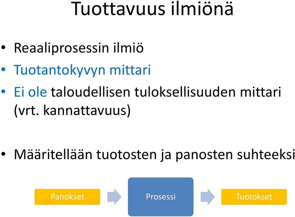 tuloksellisuuden mittari (vrt.