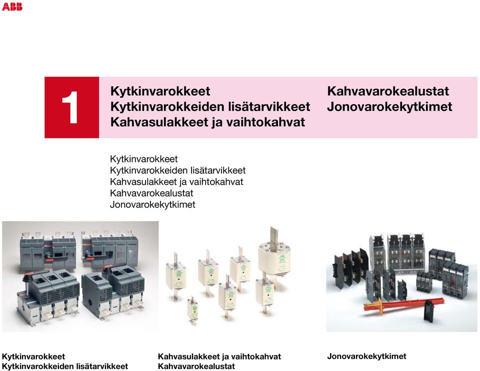 Kahvasulakkeet ja vaihtokahvat  Kahvasulakkeet ja vaihtokahvat Kahvavarokealustat