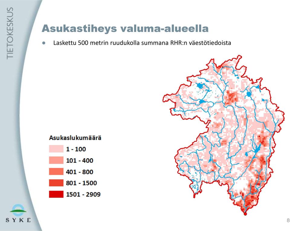 Laskettu 500 metrin