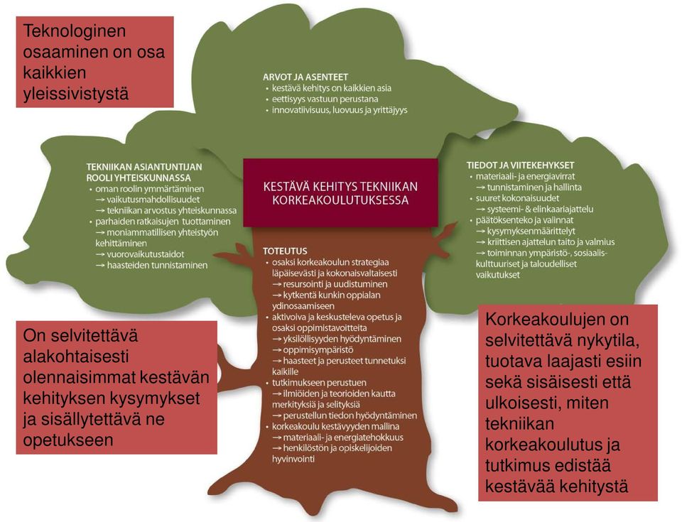 opetukseen Korkeakoulujen on selvitettävä nykytila, tuotava laajasti esiin sekä
