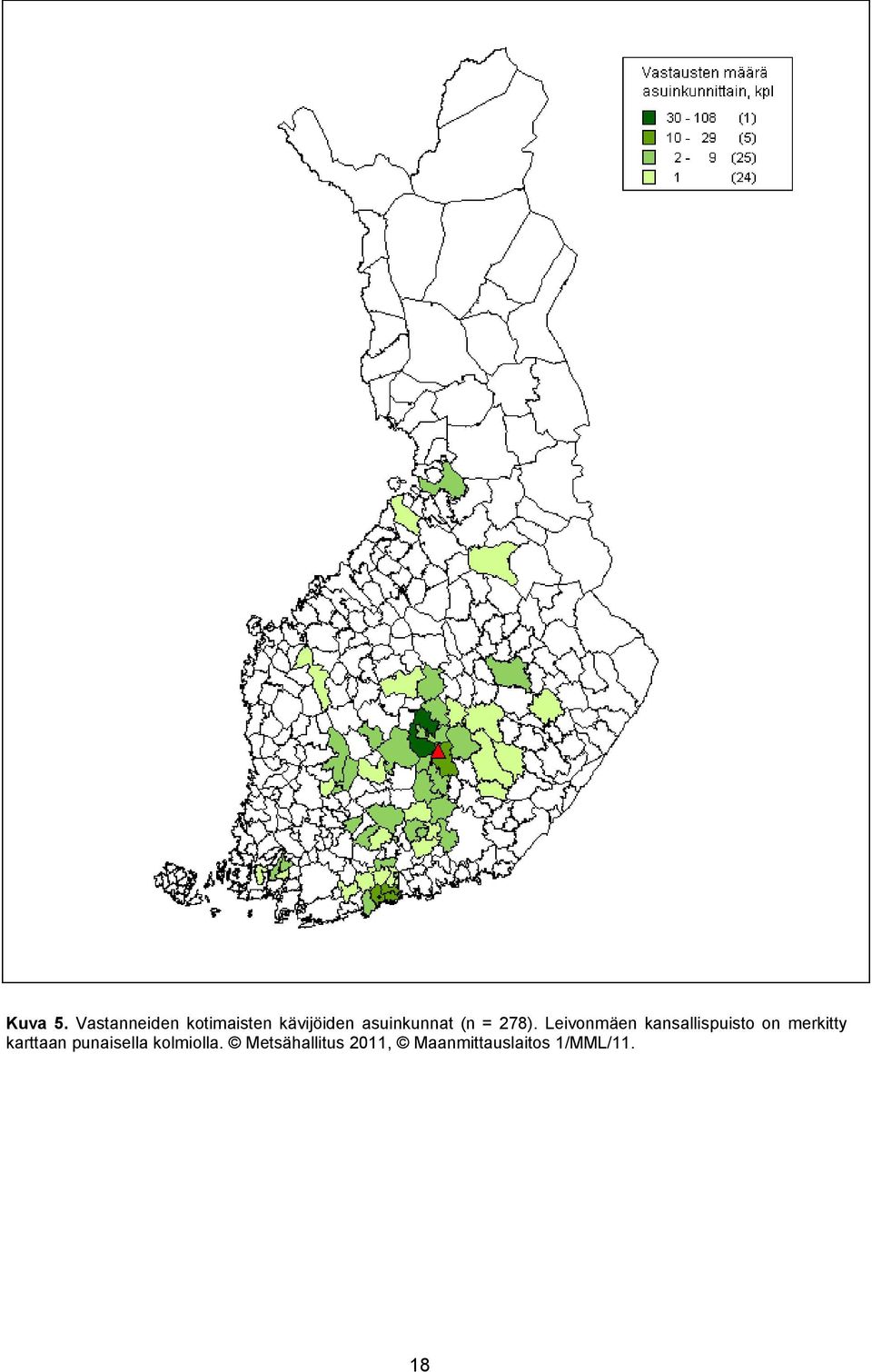 asuinkunnat (n = 278).