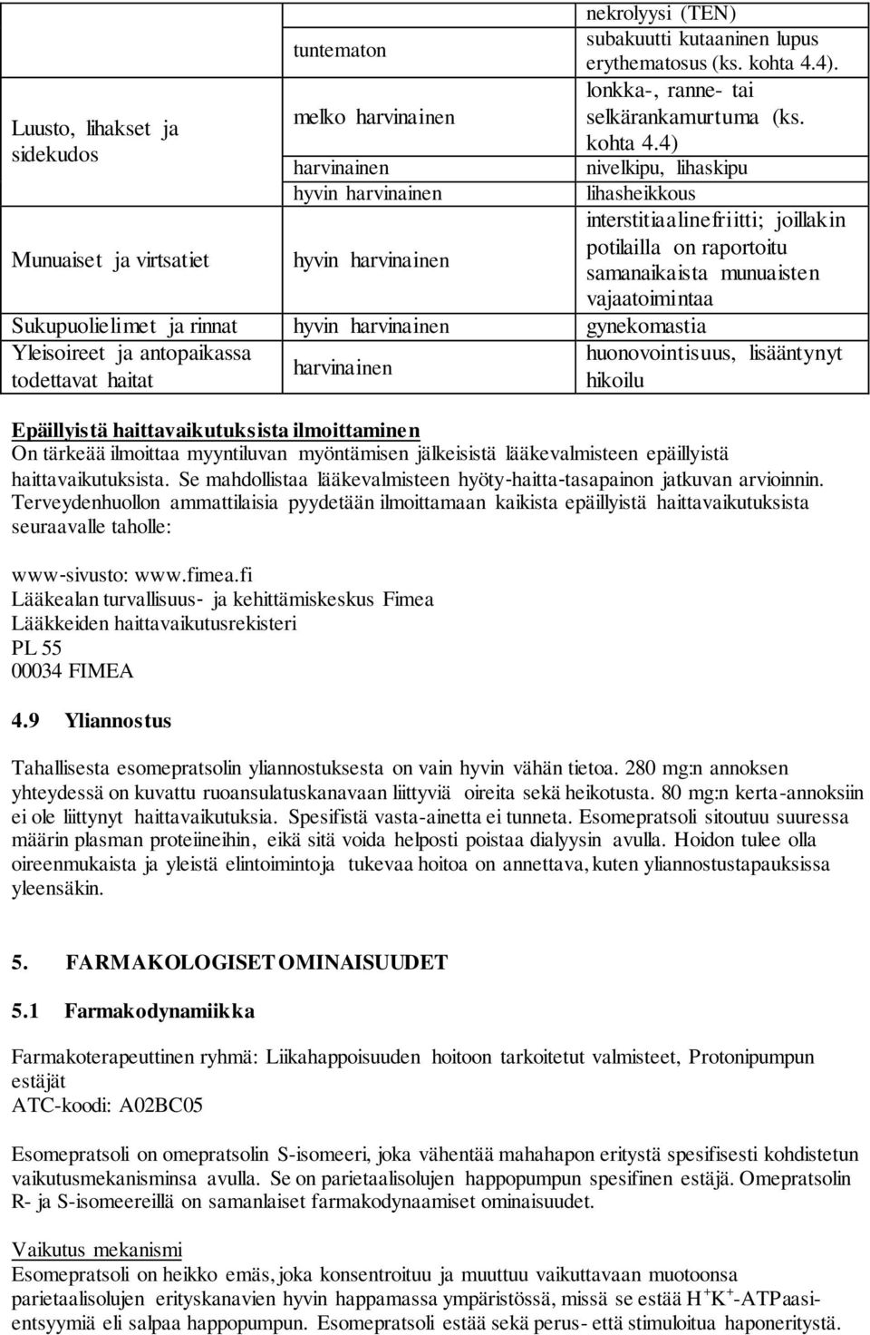 hyvin gynekomastia Yleisoireet ja antopaikassa huonovointisuus, lisääntynyt todettavat haitat hikoilu Epäillyistä haittavaikutuksista ilmoittaminen On tärkeää ilmoittaa myyntiluvan myöntämisen