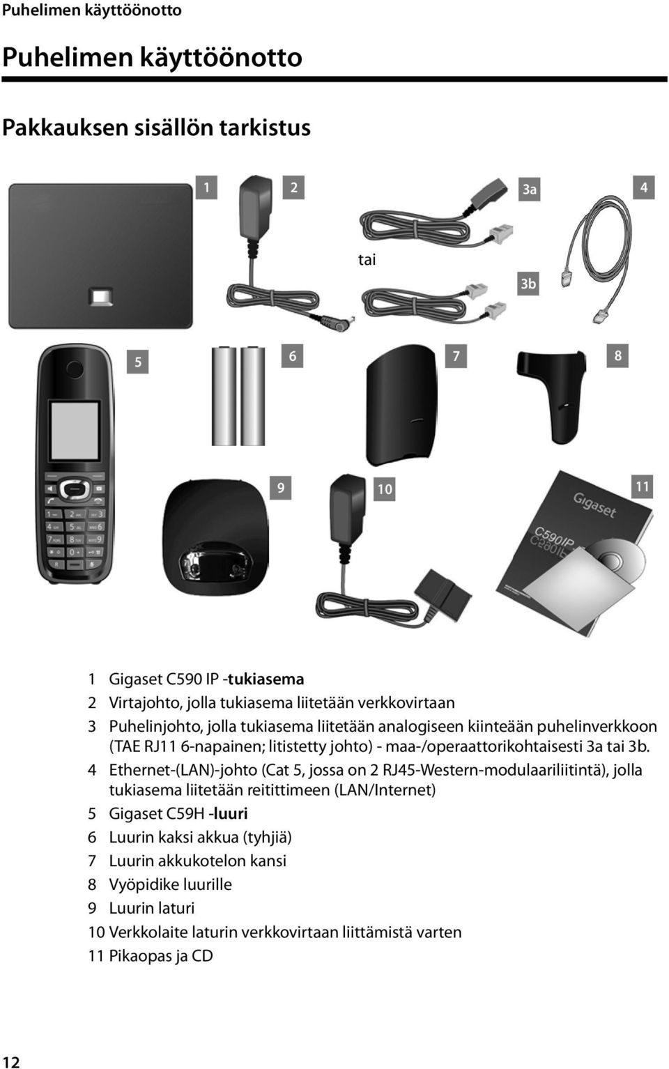 maa-/operaattorikohtaisesti 3a tai 3b.