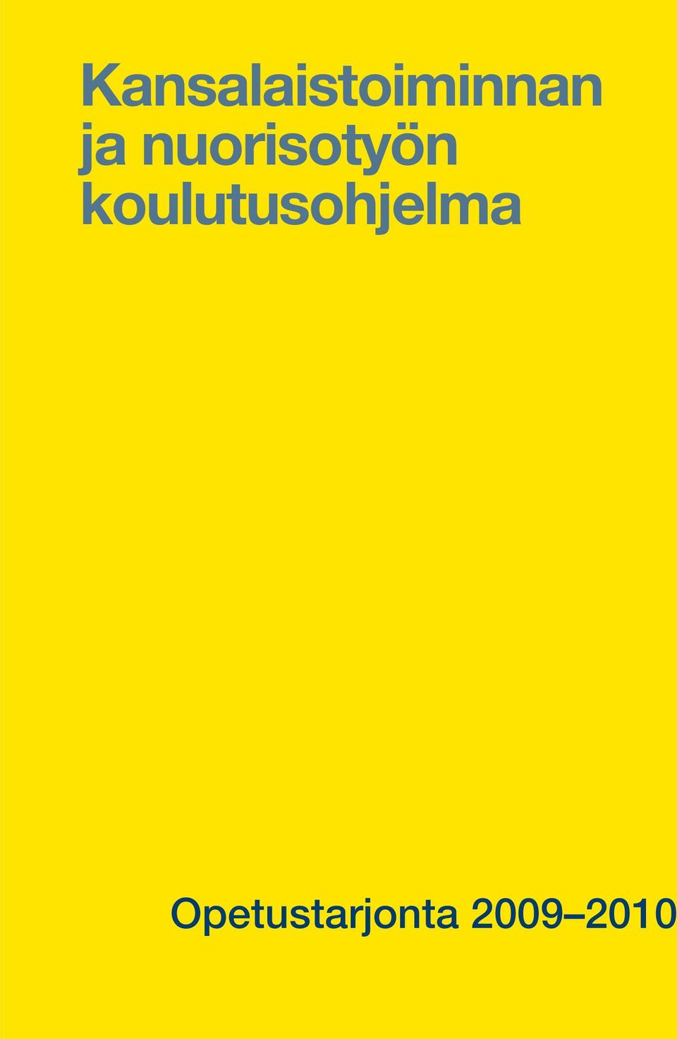 koulutusohjelma