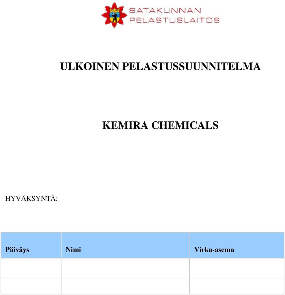 KEMIRA CHEMICALS