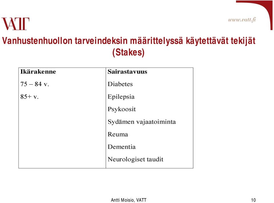 84 v. Diabetes 85+ v.