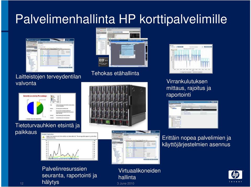 Tietoturvauhkien etsintä ja paikkaus Erittäin nopea palvelimien ja