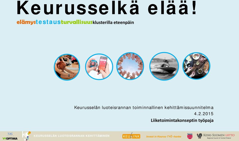 eteenpäin Keurusselän luoteisrannan