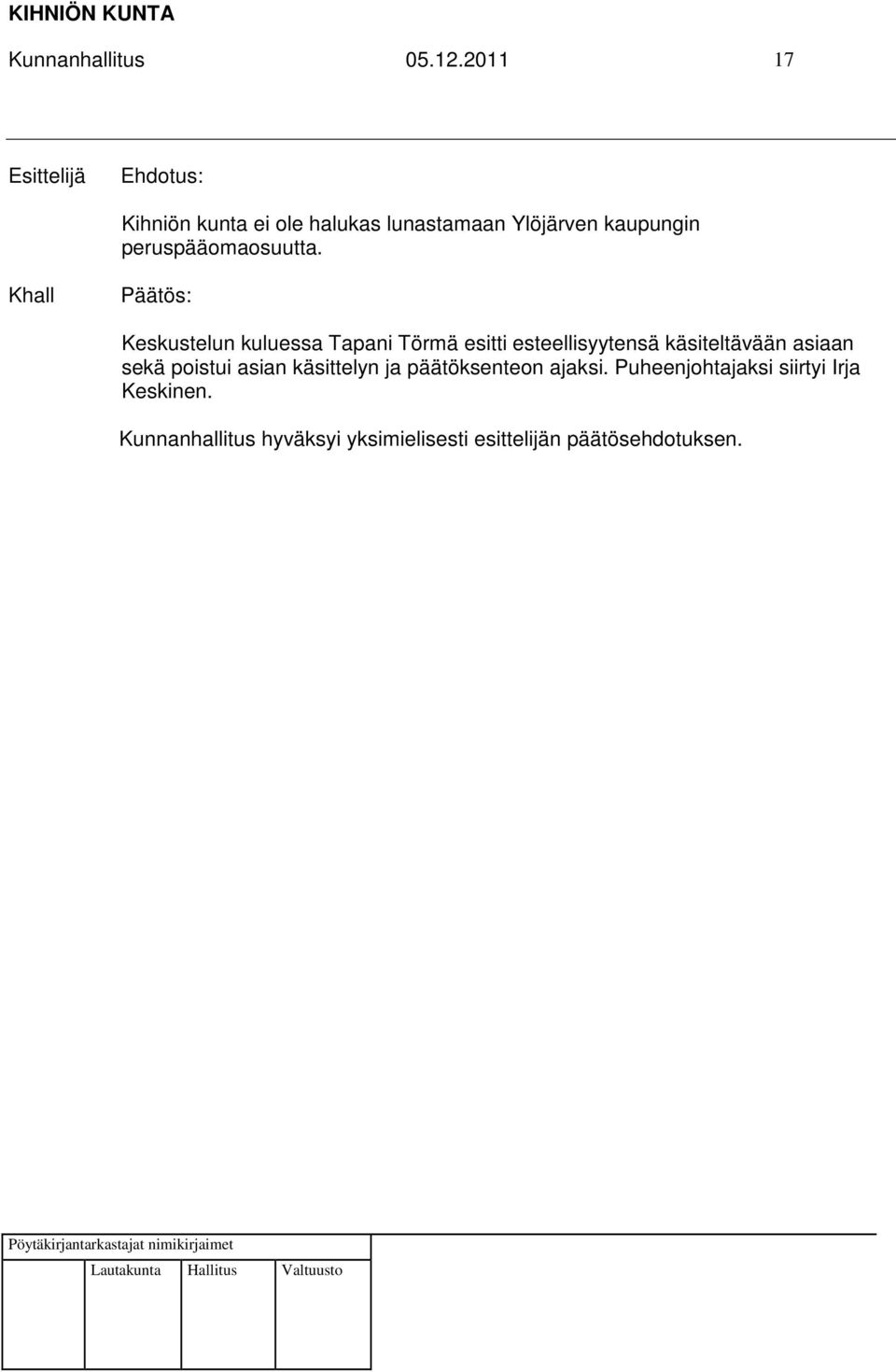 peruspääomaosuutta.