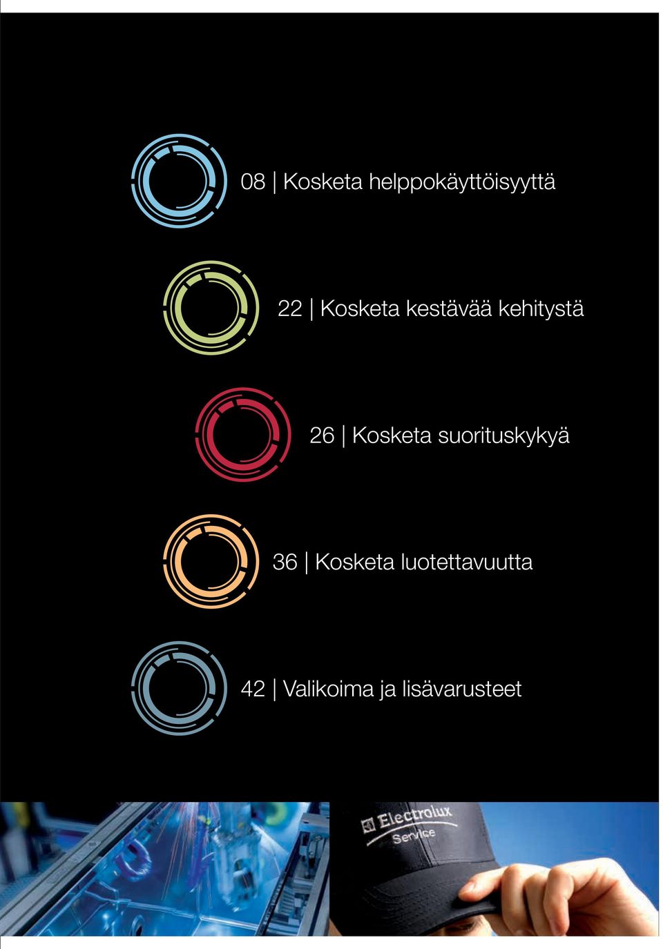 Kosketa suorituskykyä 36 Kosketa