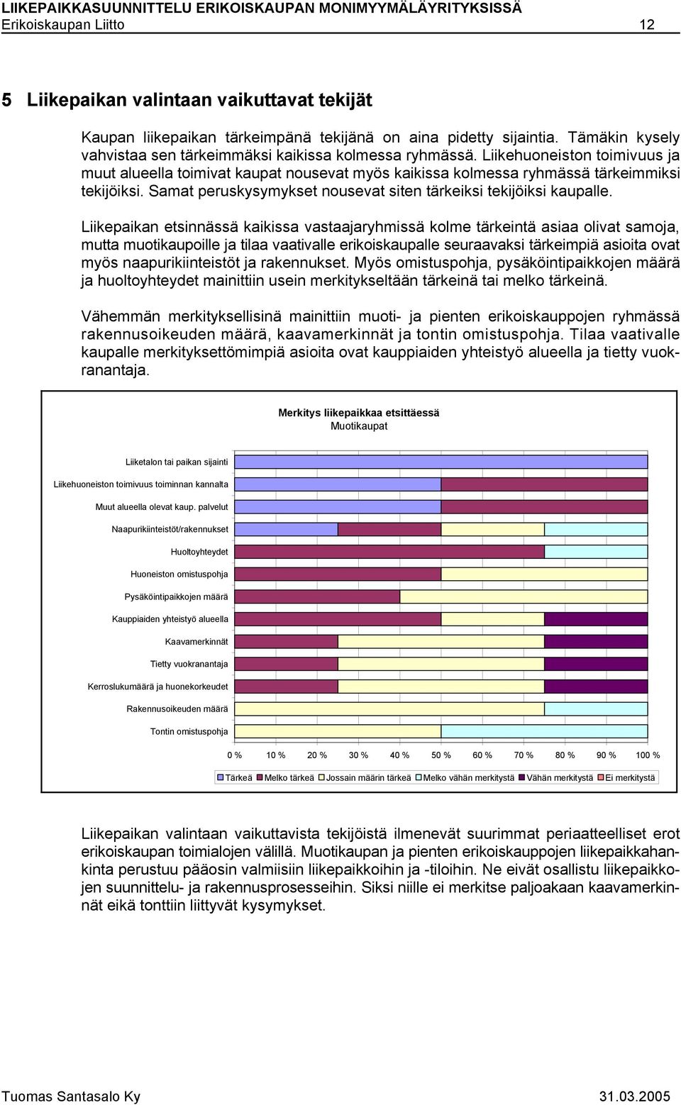 Samat peruskysymykset nousevat siten tärkeiksi tekijöiksi kaupalle.