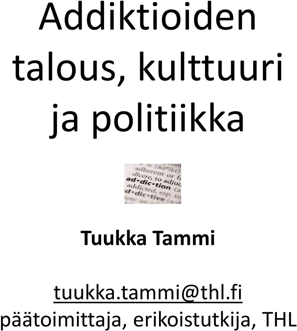 Tuukka Tammi tuukka.