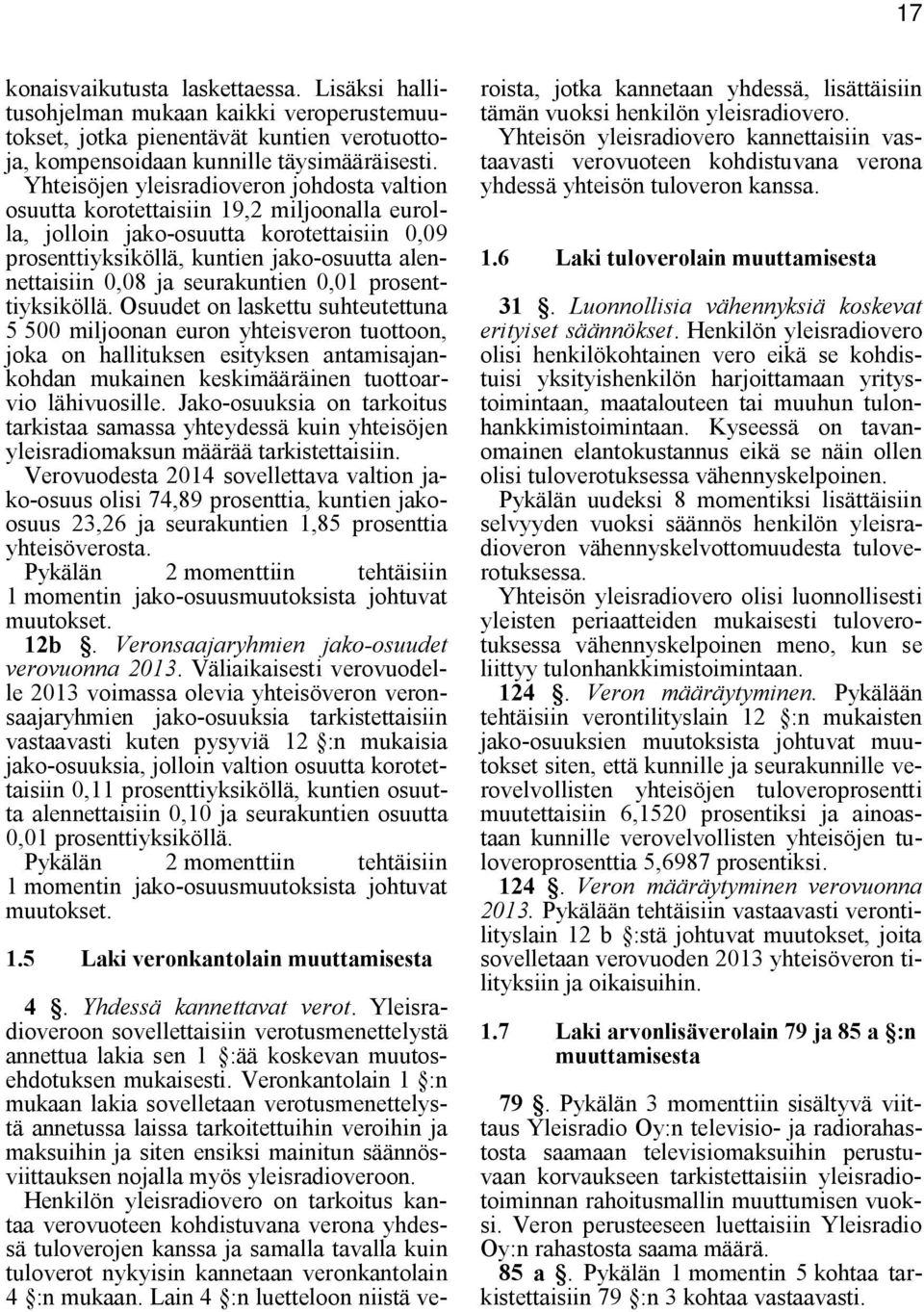 seurakuntien 0,01 prosenttiyksiköllä.