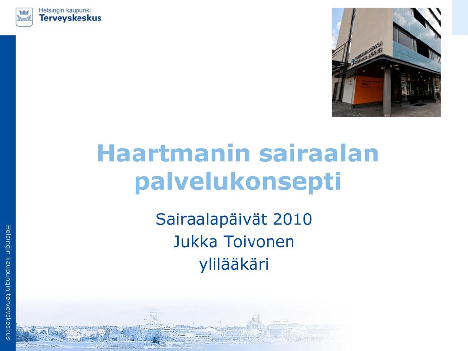 Sairaalapäivät 2010