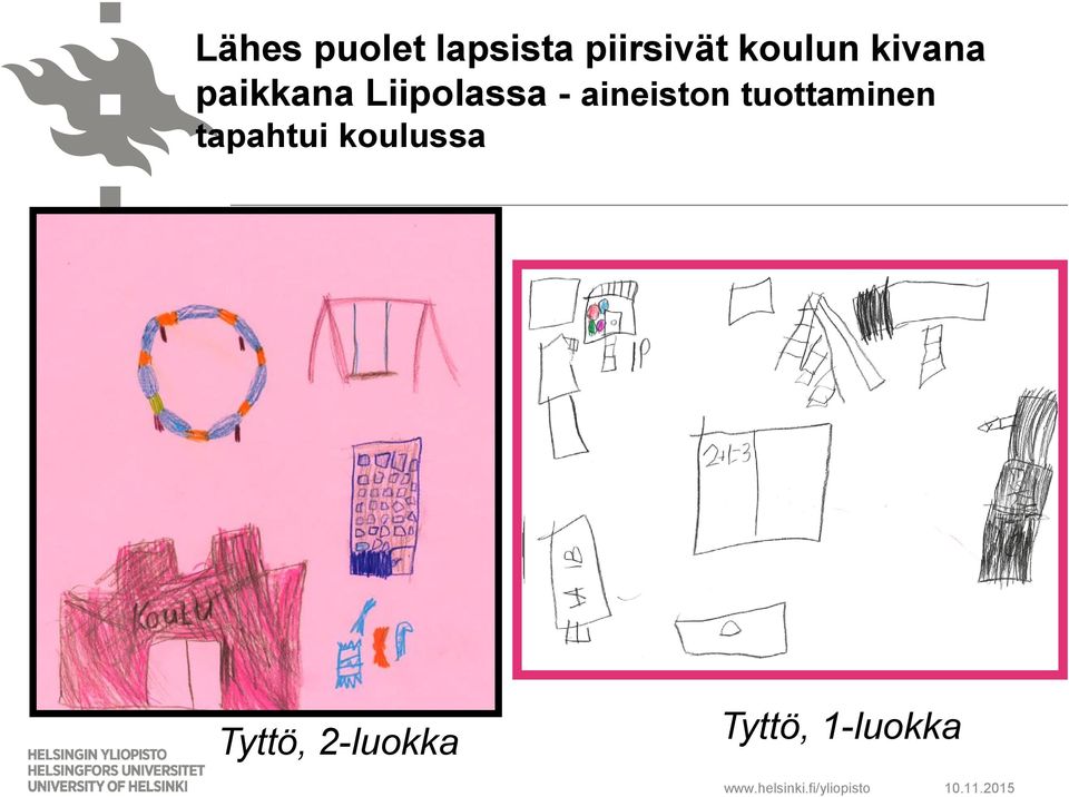 tuottaminen tapahtui koulussa Tyttö,