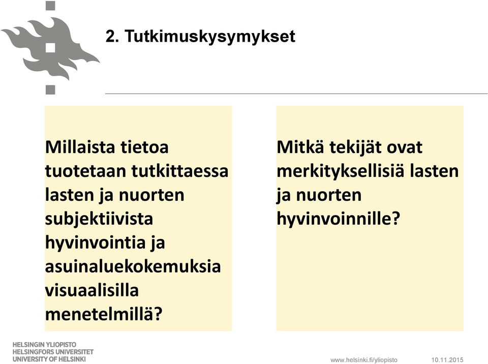 asuinaluekokemuksia visuaalisilla menetelmillä?