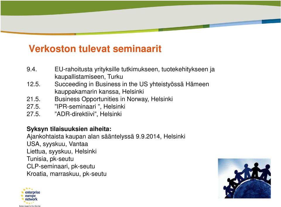 Business Opportunities in Norway, Helsinki 27.5.