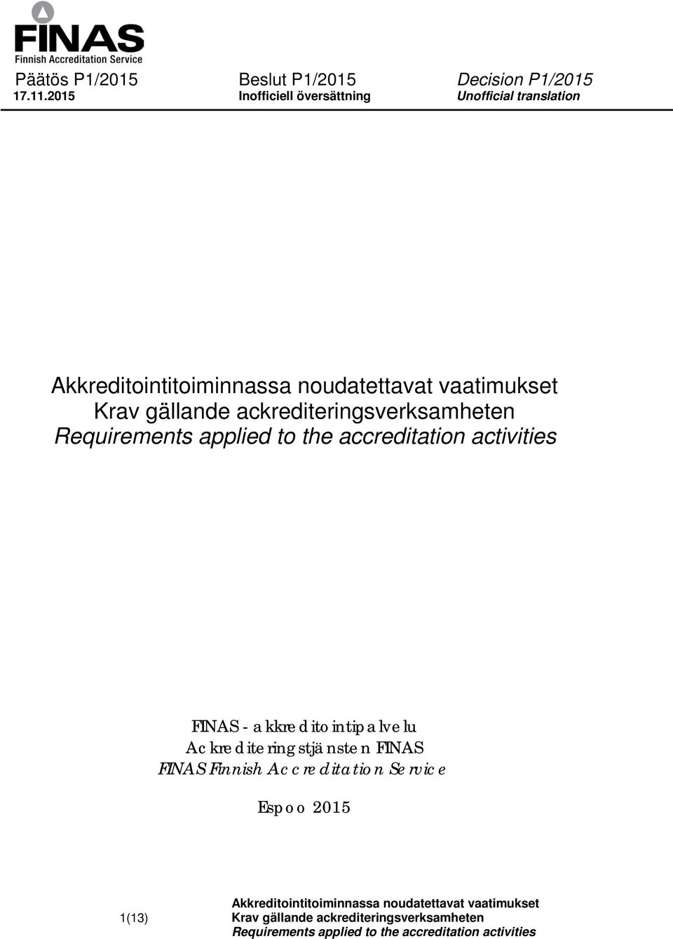 Ackrediteringstjänsten