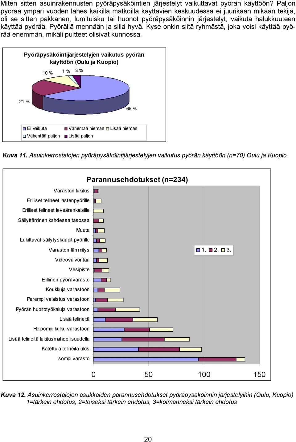 halukkuuteen käyttää pyörää. Pyörällä mennään ja sillä hyvä. Kyse onkin siitä ryhmästä, joka voisi käyttää pyörää enemmän, mikäli puitteet olisivat kunnossa.