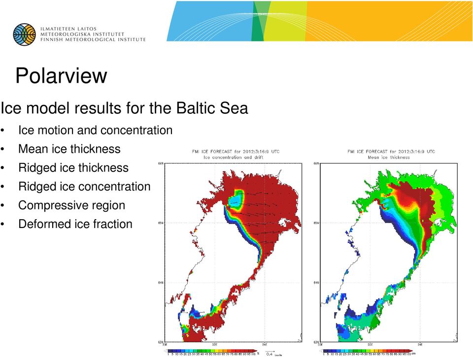 thickness Ridged ice thickness Ridged ice