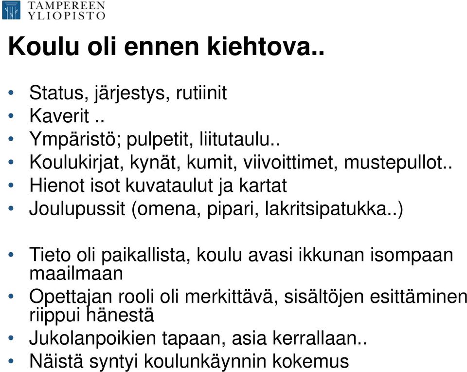 . Hienot isot kuvataulut ja kartat Joulupussit (omena, pipari, lakritsipatukka.