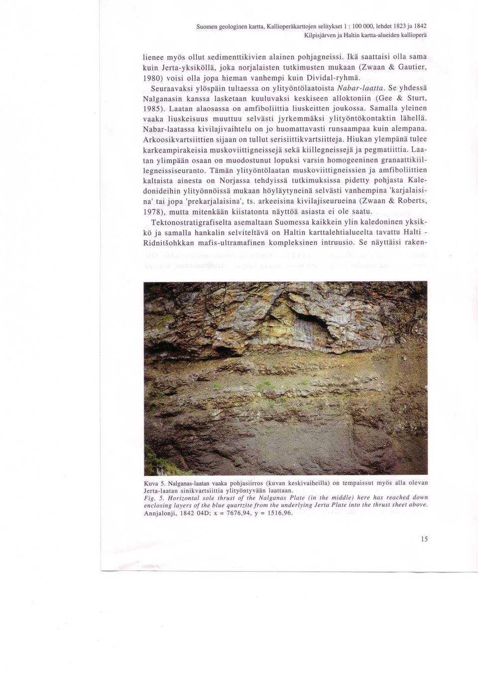 Seuraavaksi ylospain tultaessa on ylityontolaatoista Nabar-laatta. Se yhdessa Nalganasin kanssa lasketaan kuuluvaksi keskiseen alloktoniin (Gee & Sturt, 1985).