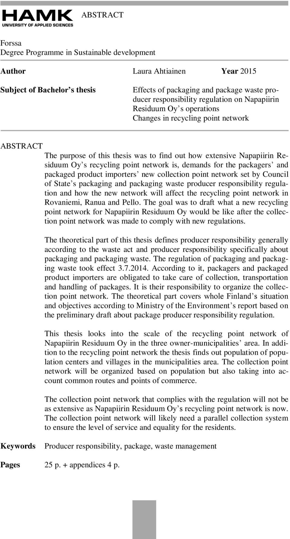 for the packagers and packaged product importers new collection point network set by Council of State s packaging and packaging waste producer responsibility regulation and how the new network will
