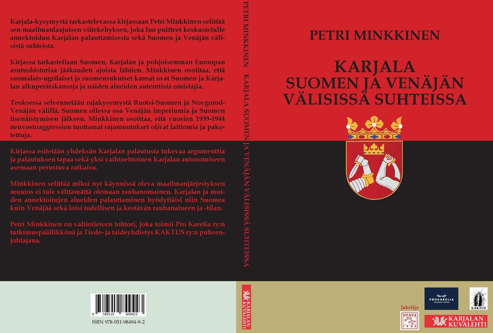 Kirjassa tarkastellaan Suomen, Karjalan ja pohjoisemman Euroopan asutushistoriaa jääkauden ajoista lähtien.