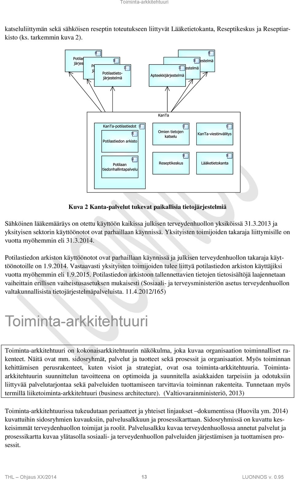 .3.2013 ja yksityisen sektorin käyttöönotot ovat parhaillaan käynnissä. Yksityisten toimijoiden takaraja liittymisille on vuotta myöhemmin eli 31.3.2014.