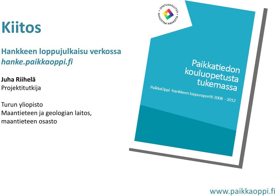 fi Juha Riihelä Projektitutkija Turun