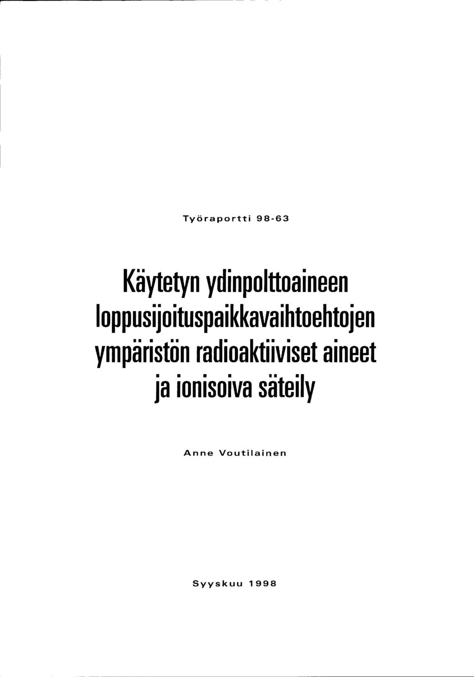 oppusijoituspaikkavaihtoehtojen ympäristön