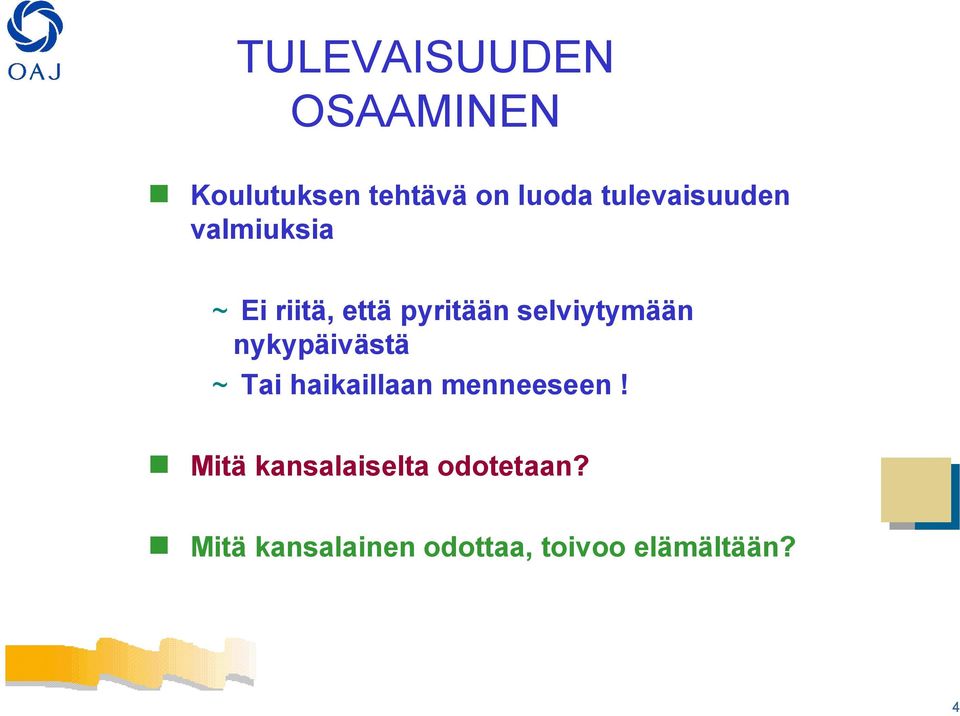 selviytymään nykypäivästä ~ Tai haikaillaan menneeseen!