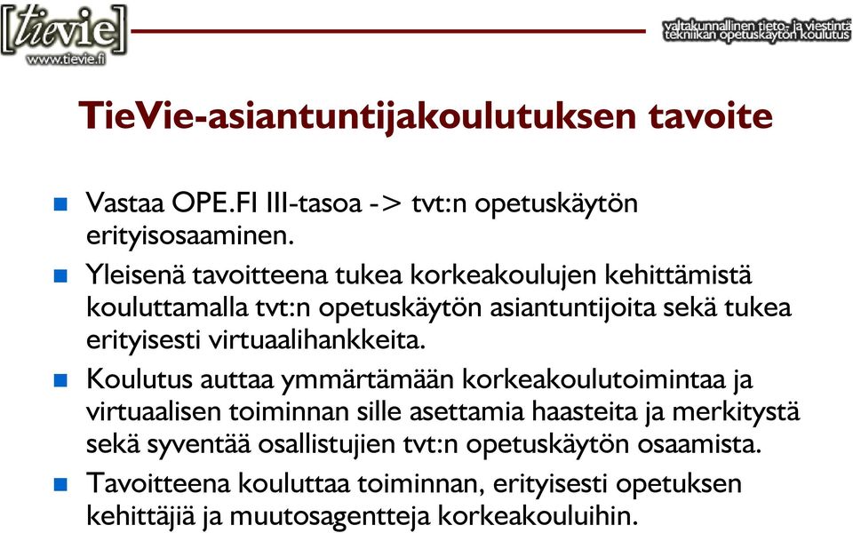 virtuaalihankkeita.