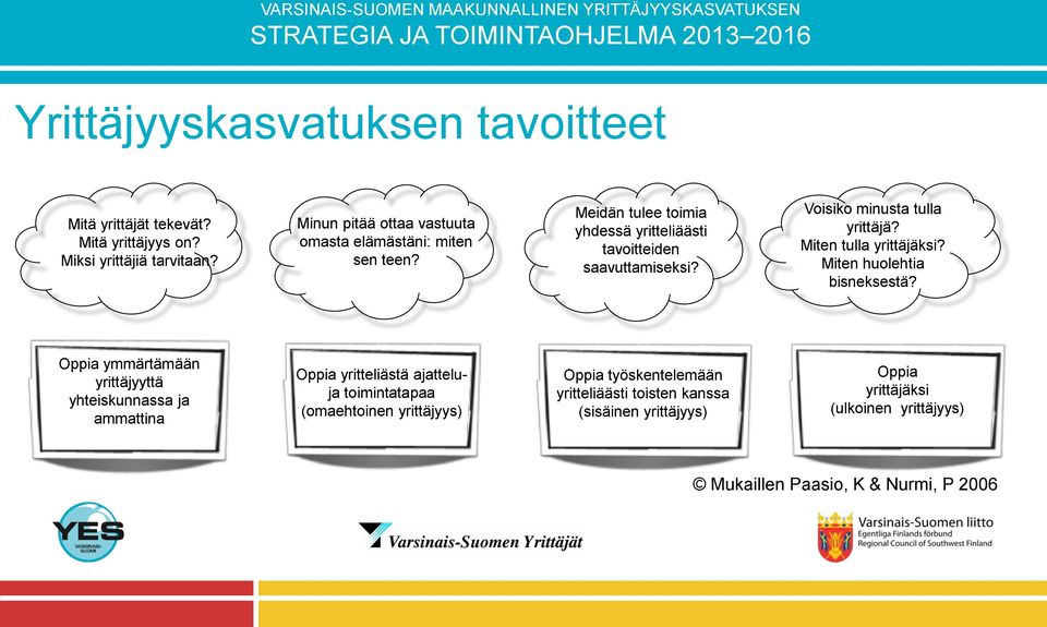 Voisiko minusta tulla yrittäjä? Miten tulla yrittäjäksi? Miten huolehtia bisneksestä?