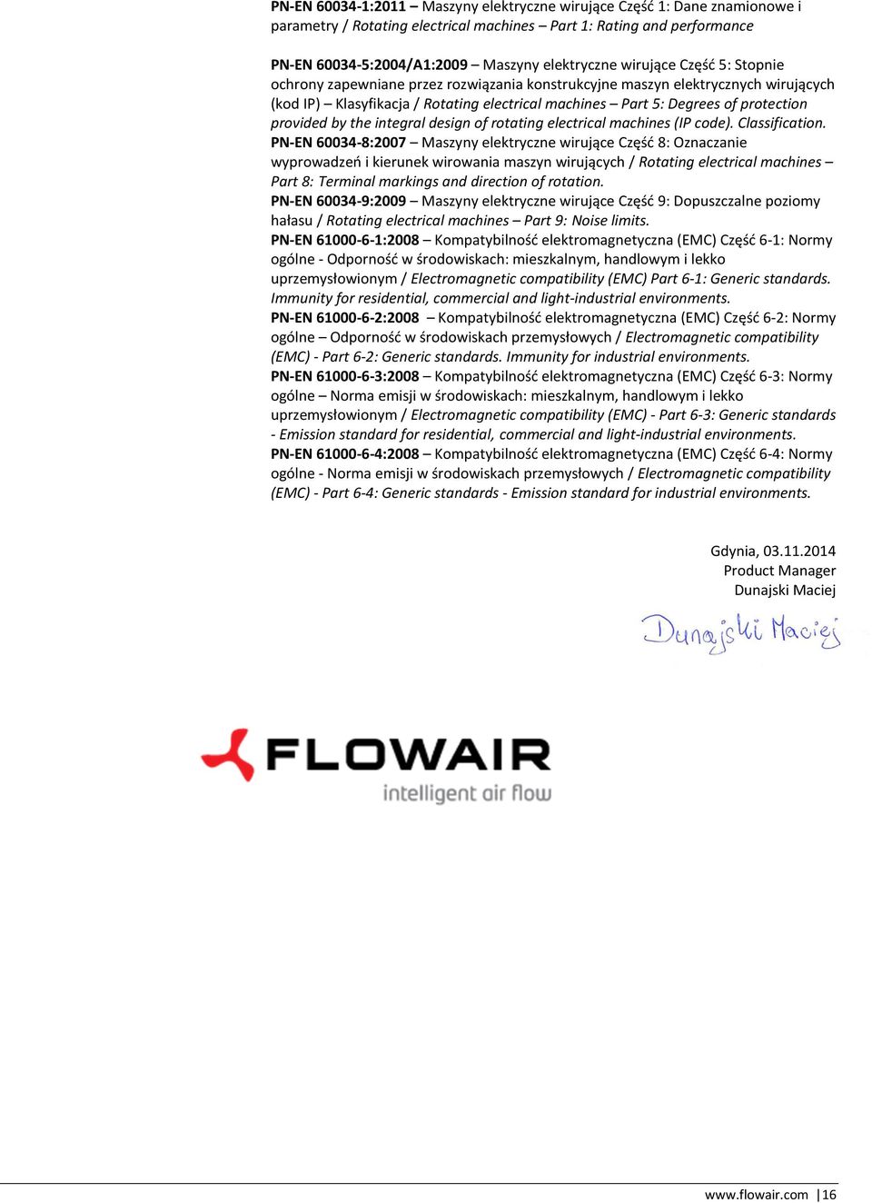 integral design of rotating electrical machines (IP code). Classification.