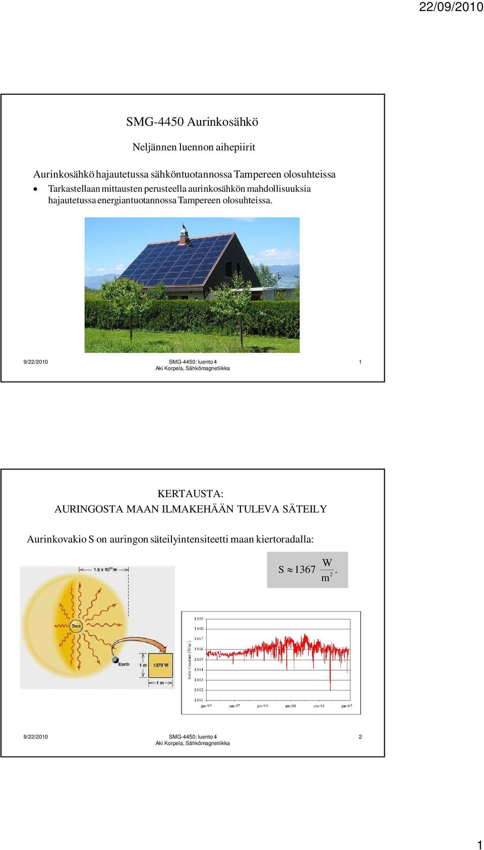 hajautetussa energiantuotannossa Tampereen olosuhteissa.