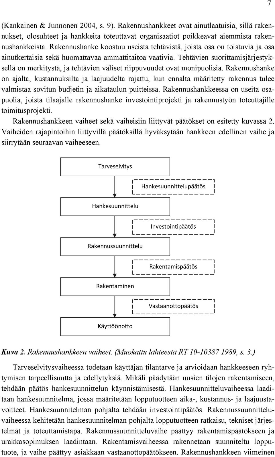 Tehtävien suorittamisjärjestyksellä on merkitystä, ja tehtävien väliset riippuvuudet ovat monipuolisia.