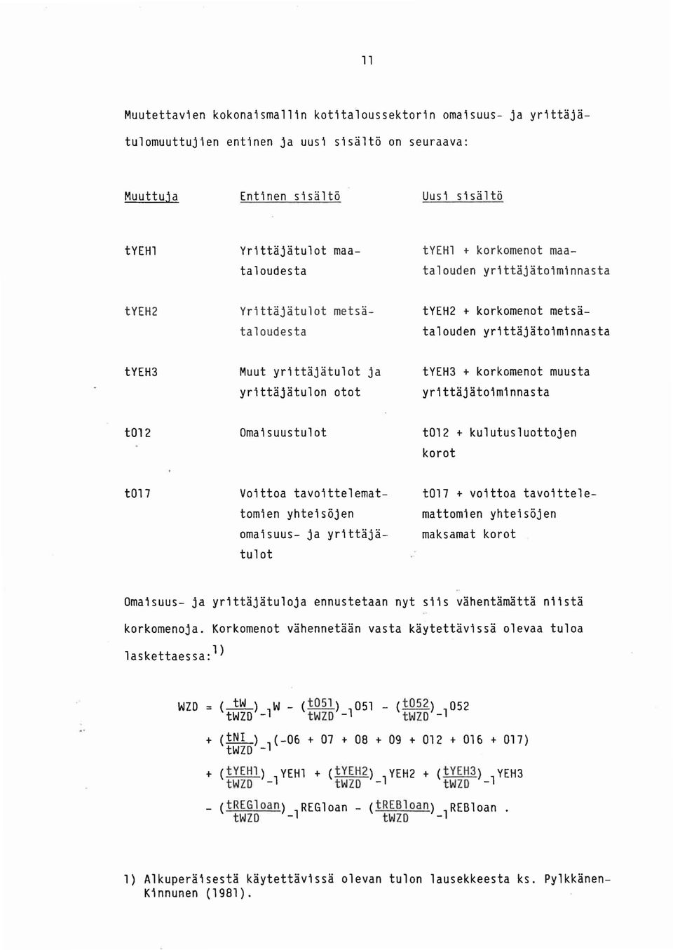 yrittajatoimnnasta t02 Omaisuustu0t t02 + kuutusuottojen korot t07 Voittoa tavoitteemat- t07 + voittoa tavoitteetomien yhteis6jen mattomen yhteisojen omaisuus- ja yrittaja- maksamat korot tu0t