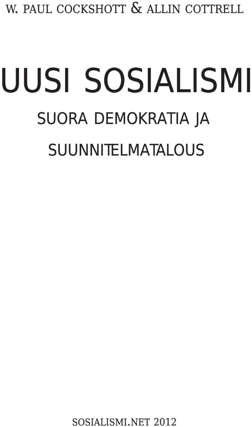 SUORA DEMOKRATIA JA