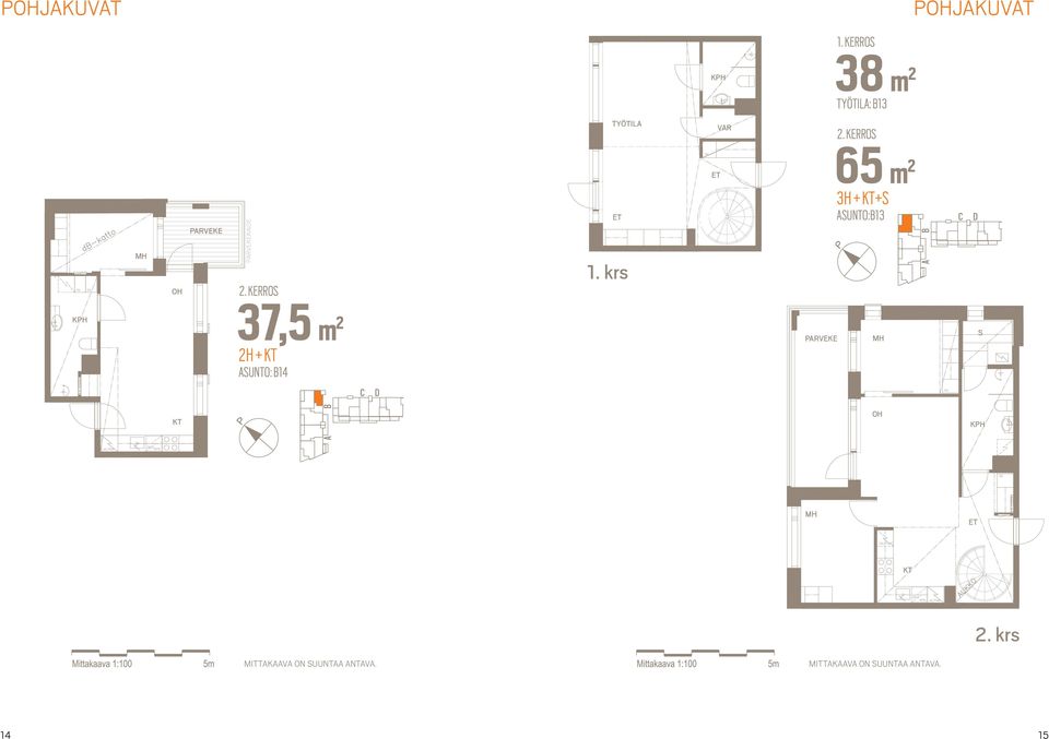 ERRO 37,5 m 2 2 + AsunTO: B14 1 65 m 2 3 + +