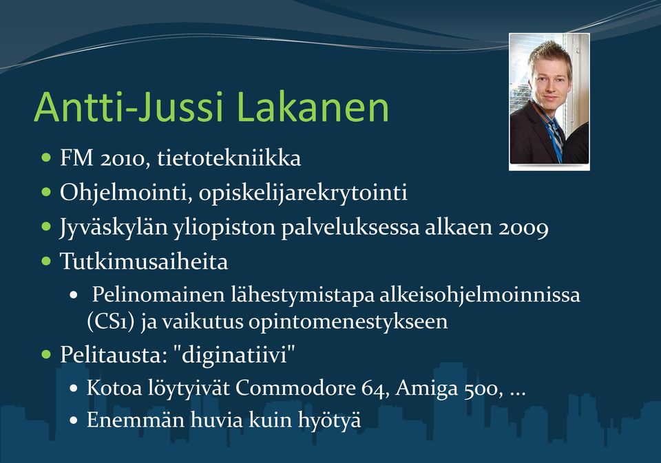 lähestymistapa alkeisohjelmoinnissa (CS1) ja vaikutus opintomenestykseen